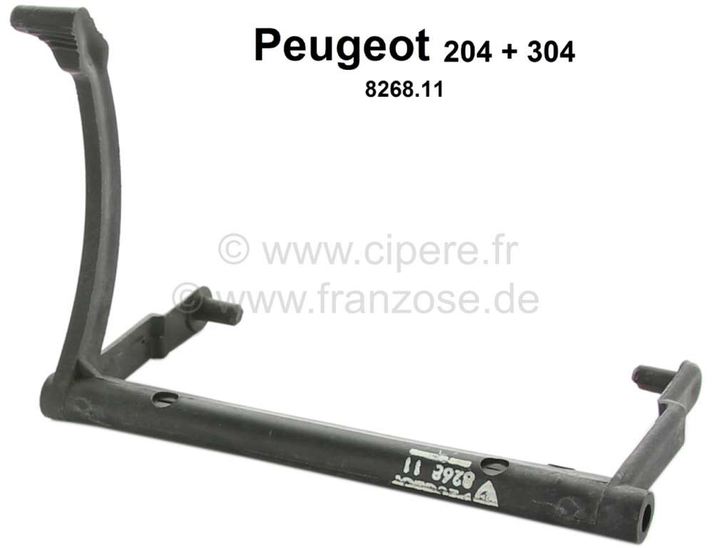 Peugeot - P 204/304, fresh air adjustment lever on the left (for the fresh air vent above in the das