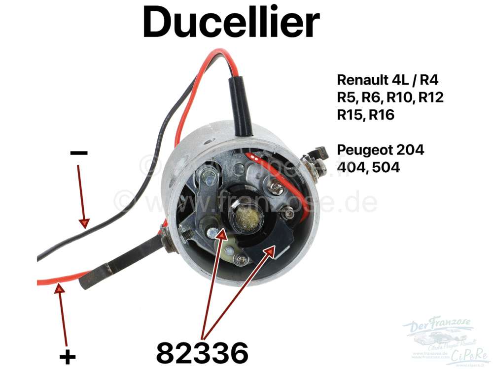Alle - Ducellier, contact conversion kit to electronic ignition contact. This easy-to-install con