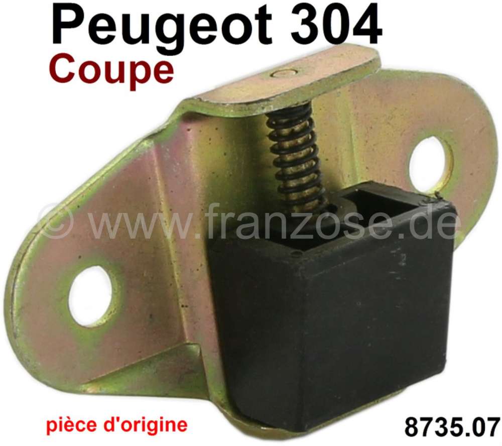 Peugeot - P 304, centering wedge for the tail gate. Suitable for Peugeot 304 Coupe. Or. No. 8735.07 