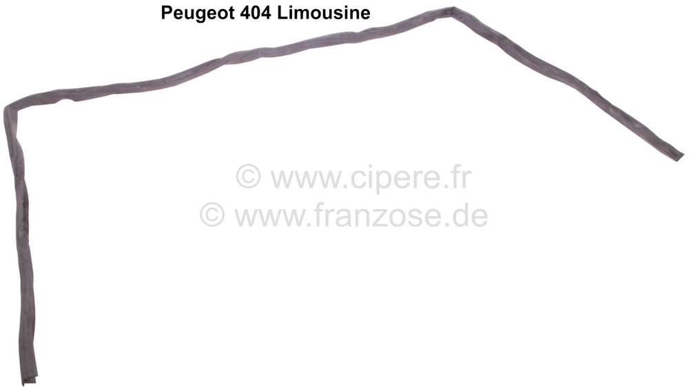 Peugeot - P 404, luggage compartment seal, laterally + above. Suitable for Peugeot 404 sedan. Or. No
