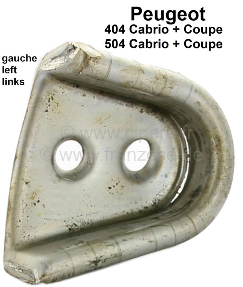 Peugeot - P 404/504, cotter - centering wedge metal guide on the left. Suitable for Peugeot 404 Cabr