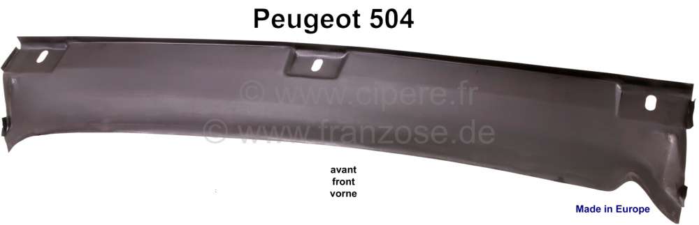 Peugeot - P 504, rear end panel outside. Suitable for Peugeot 504 sedan. Made in Europe.