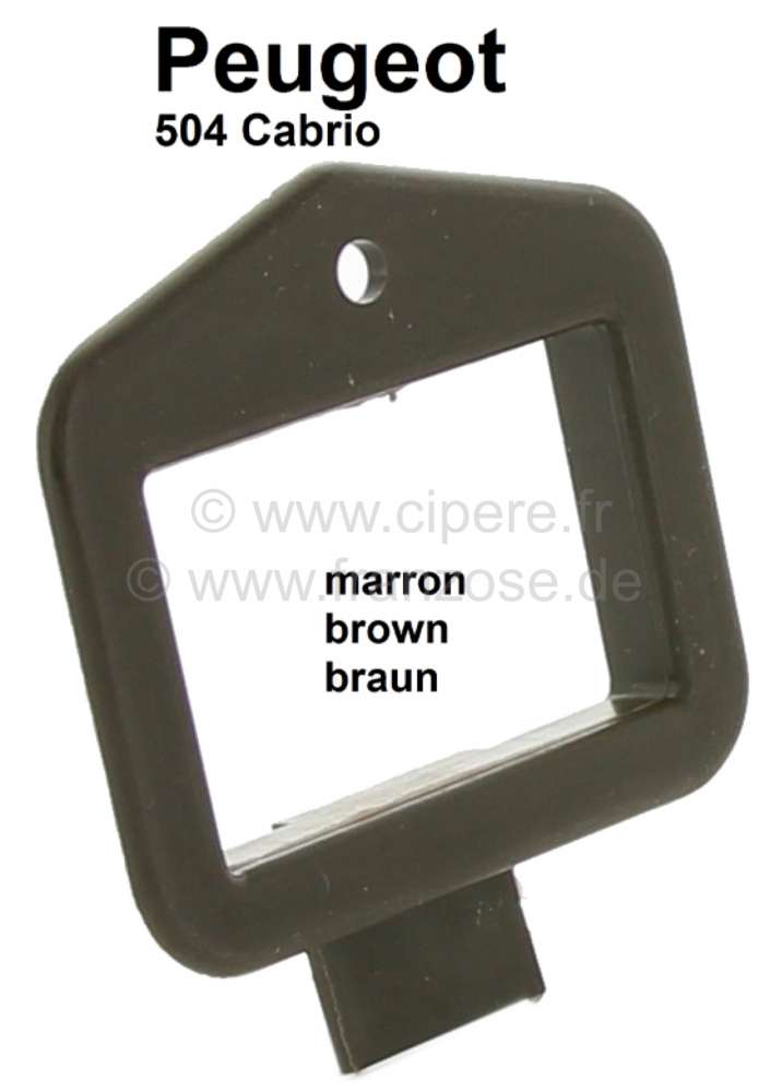 Peugeot - P 504C, door handle lock lever (inside) frame from synthetic. Suitable for Peugeot 504 Cab