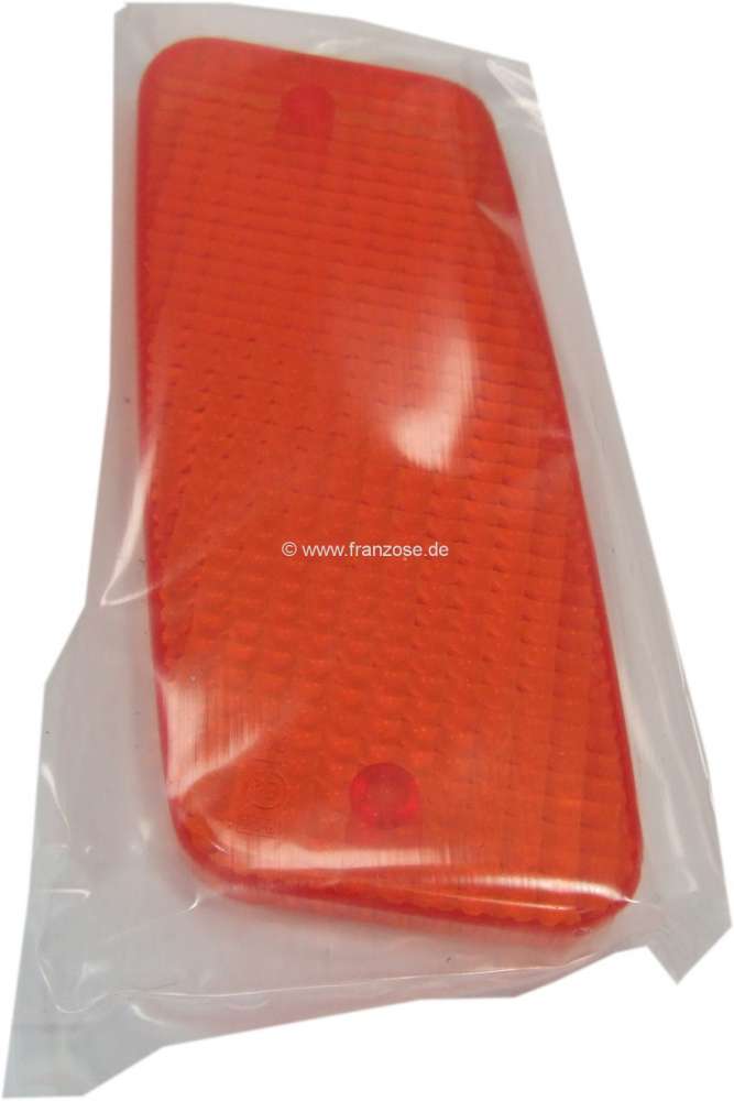Renault - Rear light cap left, yellow, for Peugeot  504C 1 series, back flasher