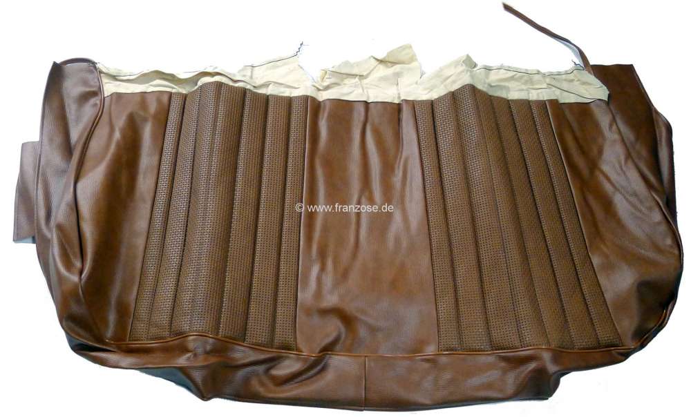 Peugeot - P 504, vinyl brown, cushion cover for front seat bench! Peugeot 504 sedan + break. Origina