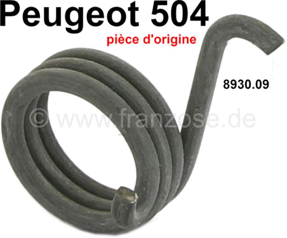 Peugeot - P 504, spring for the seat vertical adjustment. Suitable for Peugeot 504, to year of const
