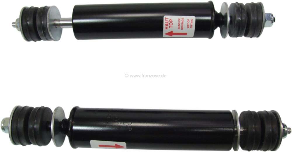 Alle - shock absorber rear Simca 1000 from 09/62 till 07/73 incl. Rally I, two pieces!