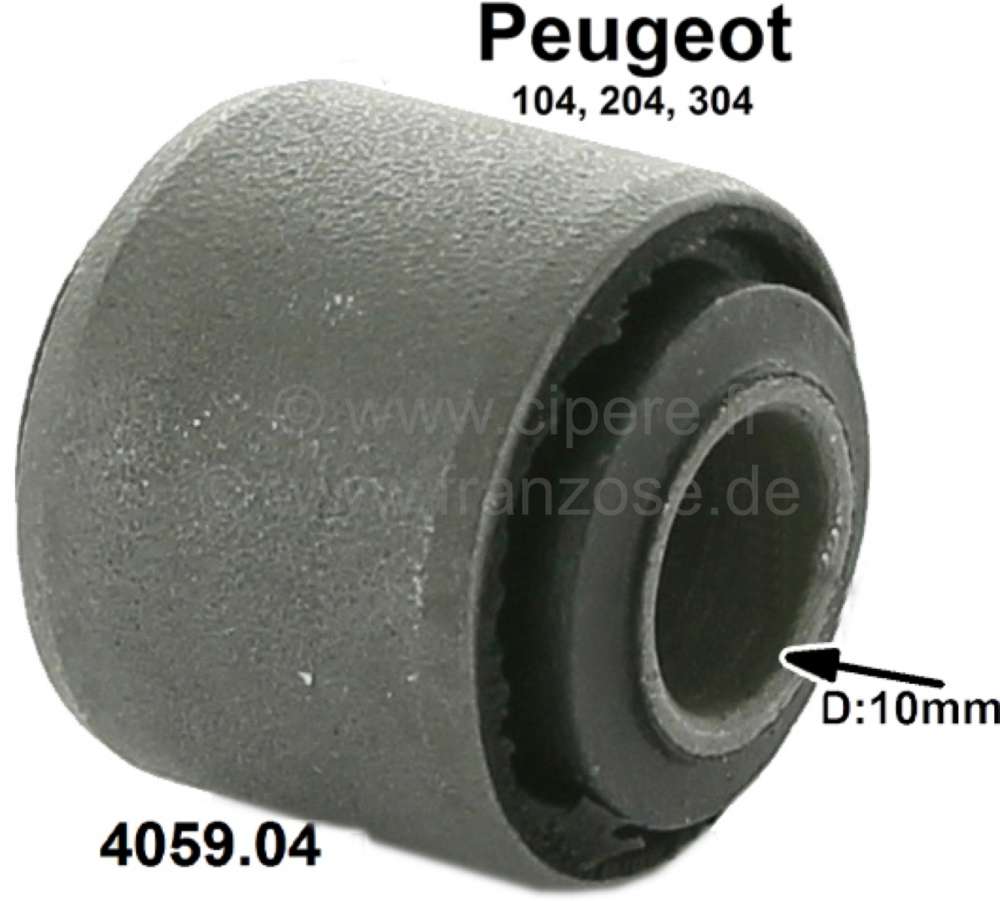 P 104/204/304, bonded-rubber bushing for the gear rack. Suitable  