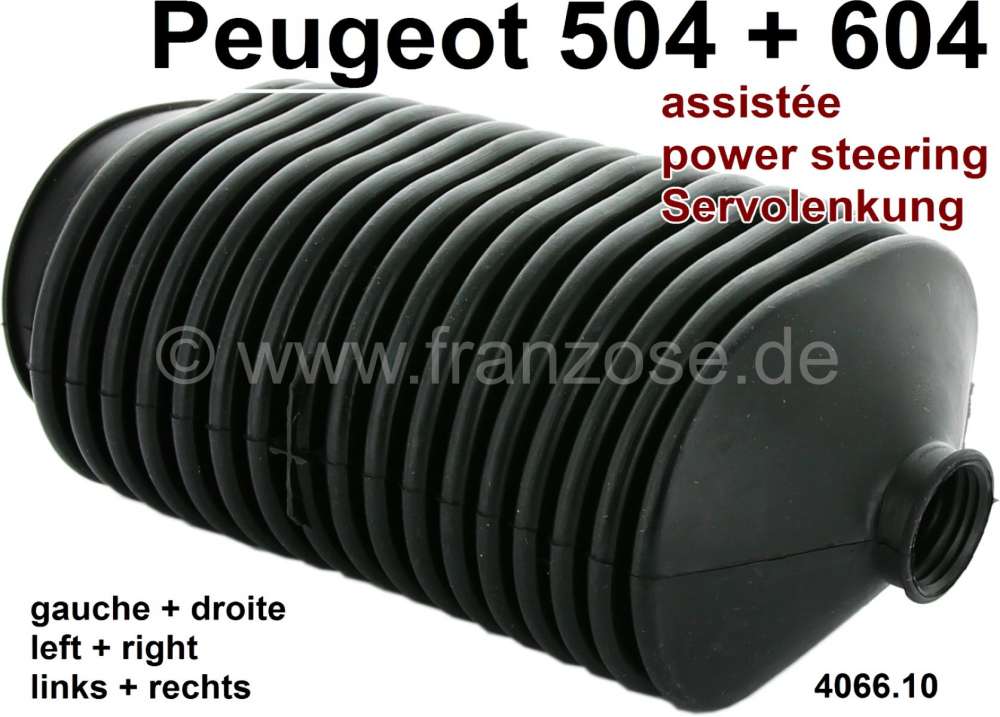 Peugeot - P 504/604, Steering sleeve (for power steering), small opening.. Per piece. Oval opening 6
