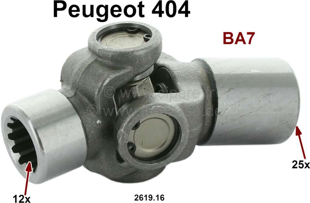 Peugeot - P 404 universal joint at the gearbox outlet, for the cardan shaft. Suitable for Peugeot of