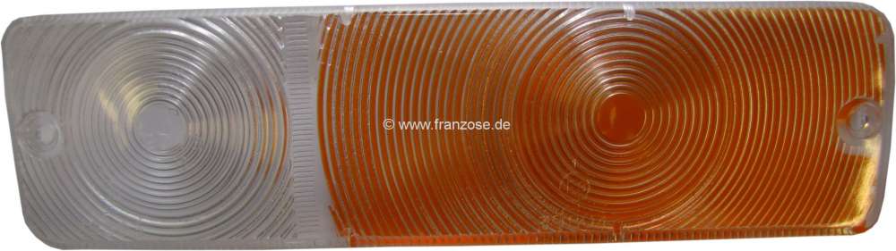 Peugeot - Flasher cap/side light cap  for Peugeot 104 from 1976 on, front left, bicoloured, Or.Nr.: 