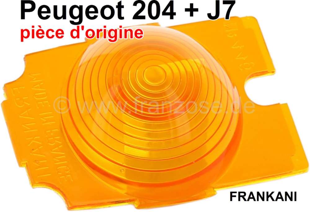 Peugeot - P 204/J7, turn signal cap lower part on the left. Suitable for Peugeot 204 + J7.