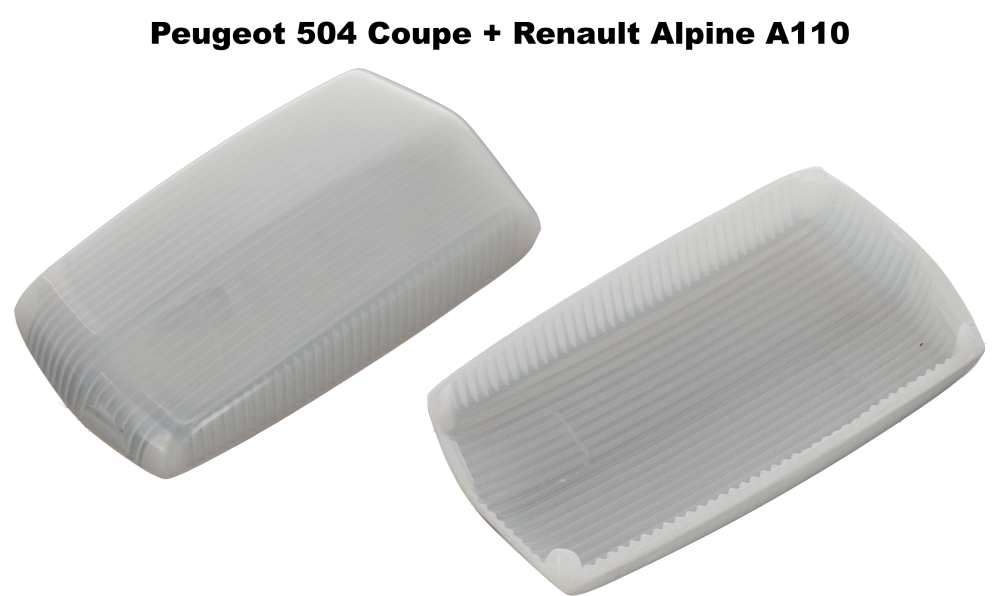 Peugeot - P 504/A110, interior light cap. Suitable for Peugeot 504 Coupe. Or. No. 6365.08. Renault A
