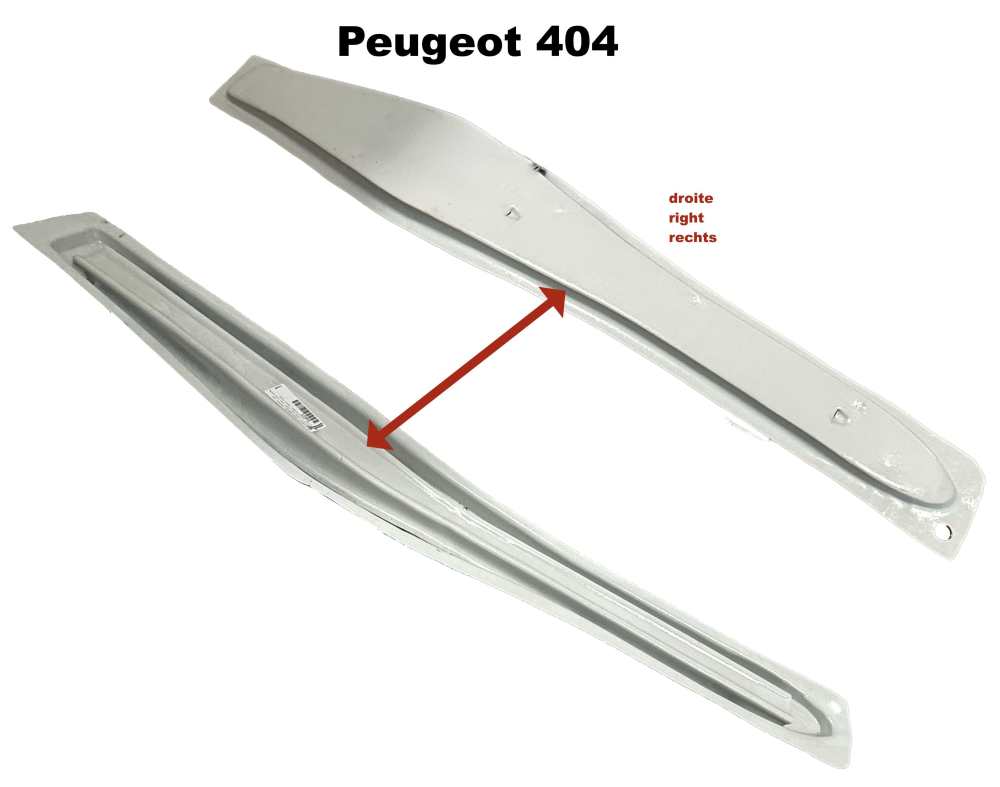 Renault - P 404, chassis beam front right with reinforcement spar. This chassis beam consists of the