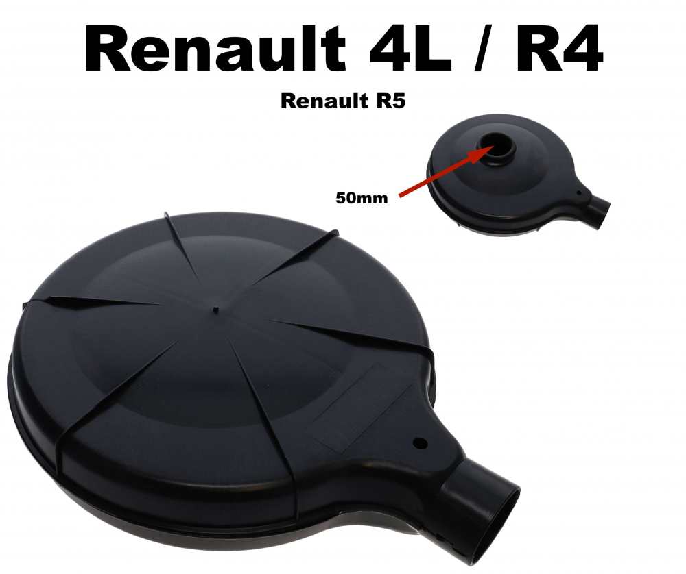 Alle - Air filter completely, suitable for Renault R4, R5 Rapid. Completely with plastic housing.