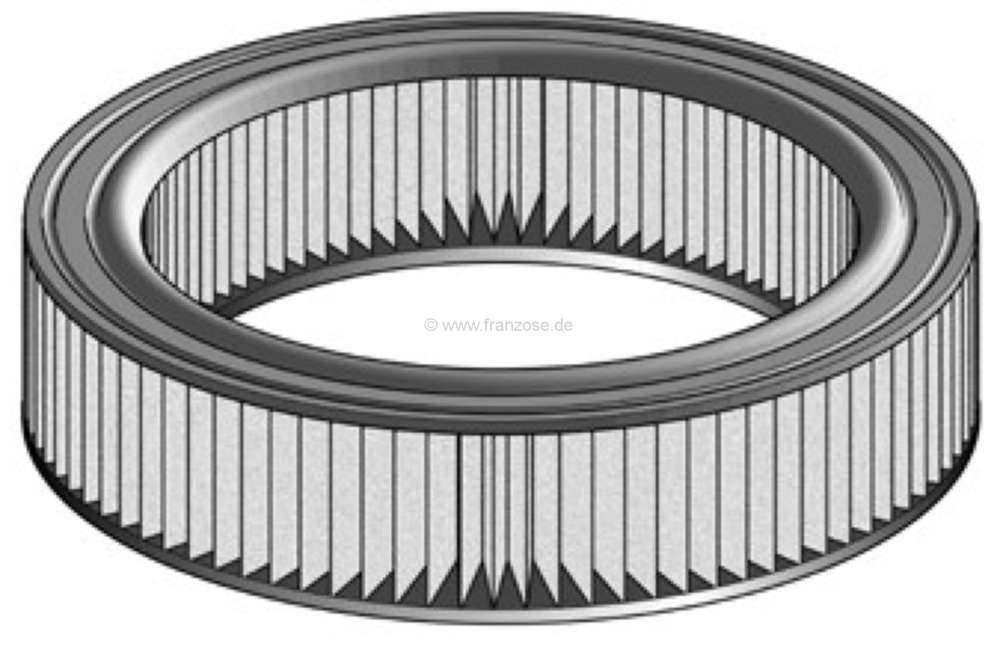 Renault - Air filter. Suitable for Renault R5 (R1221, 1220, 1225, 1391, 1392, 1395, 2381, 2382), to 