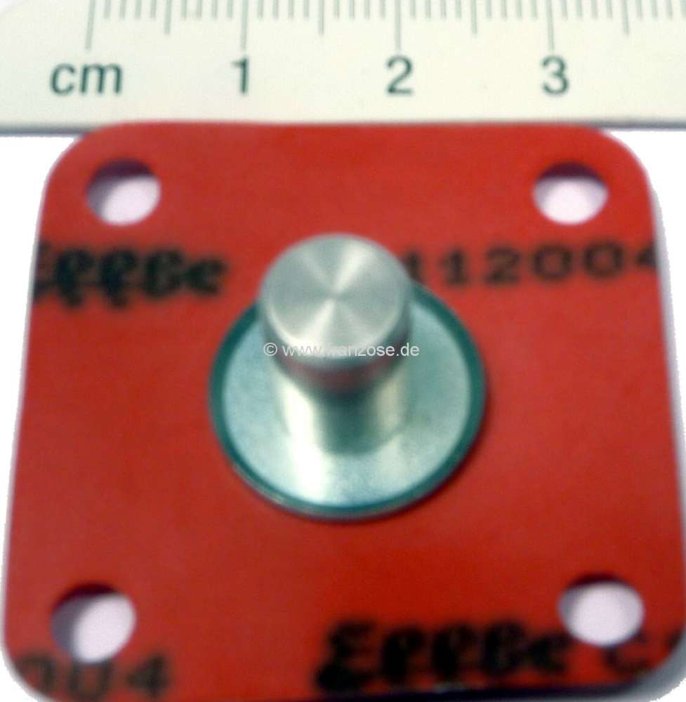 Renault - Diaphragm accelerator pump, for carburetor 32 DISTA. Suitable for Renault R8 + R10.