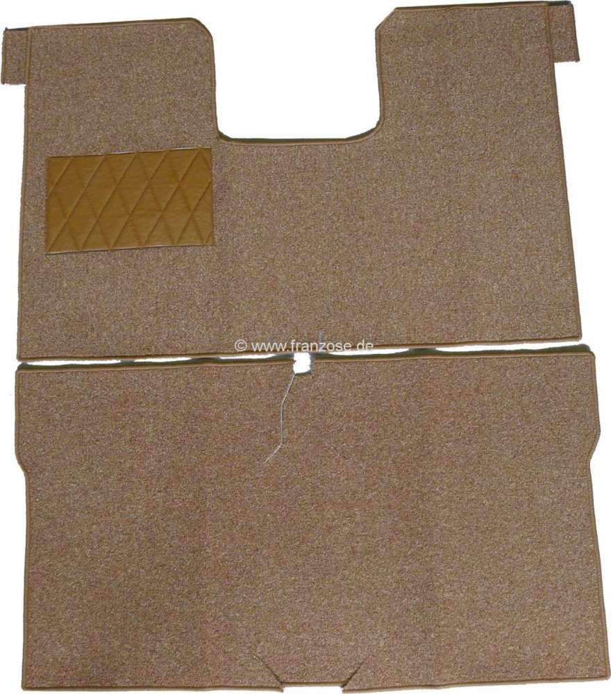 Renault - R16, carpet set cognac. Suitable for Renault R16.
