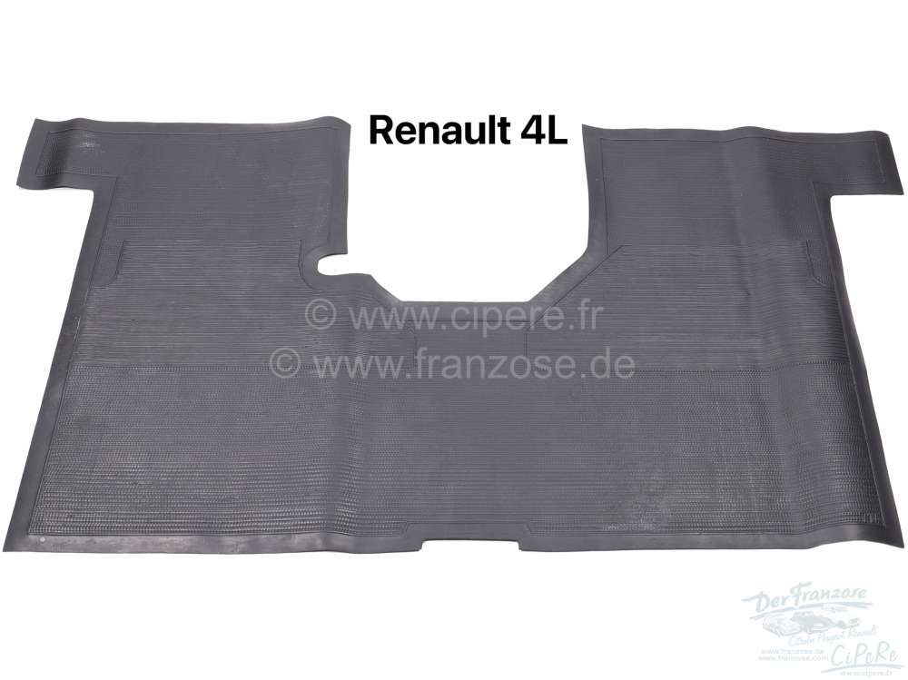R4, Rubber mat R4 in Renault One-piece! L. front. Suitable for