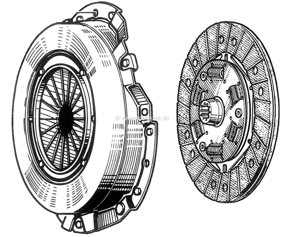 Renault - Clutch completely. Suitable for Alpine 2,5 V6 Turbo, 136-185KW. Diameter: 228mm. Teeth: 21
