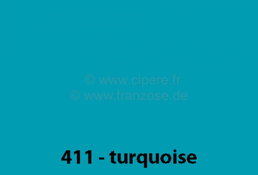 Renault - spray paint 400ml, Renault R4 colour code 411/2 turquoise individual paint mixture