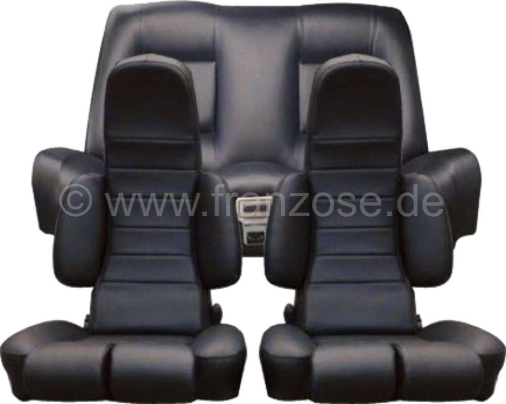 Renault - R17, coverings (2 x front seat, 1x rear seat). Suitable for Renault R17 TS. Material: Viny