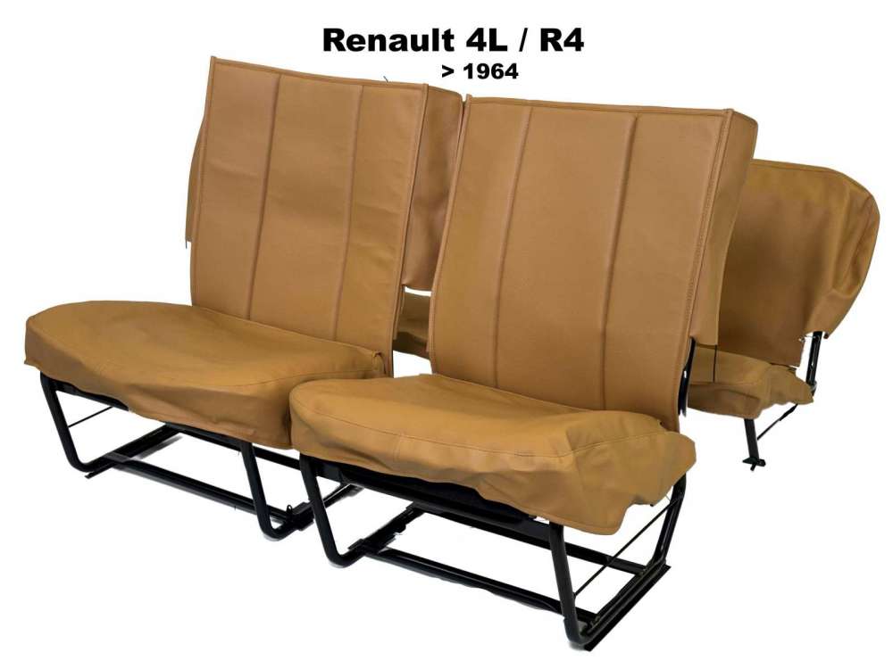 Alle - R4, seat covers front + rear (as replacement for the defective seat covers), made of imita