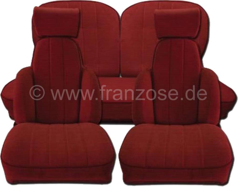 Renault - R5, coverings (2 x front seat, 1x rear seat). Suitable for Renault R5 Alpine Turbo. Materi