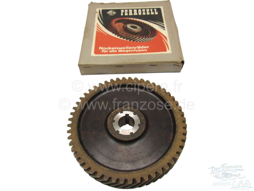 Alle - Primaquatre, camshafts drive wheel (Novotex). 52 teeth. Outside diameter: 161mm. Inside di