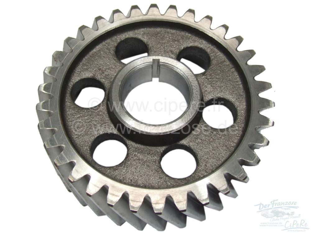 Renault - R4, Camshaft gear wheel (steel). Suitable for Renault R4 (early years of construction). En