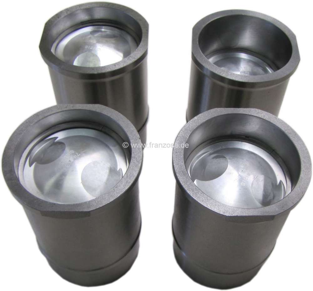 Renault - R8 Gordini, piston + liner (4 item). Suitable for Renault R8 Gordini. Engine capacity: 125