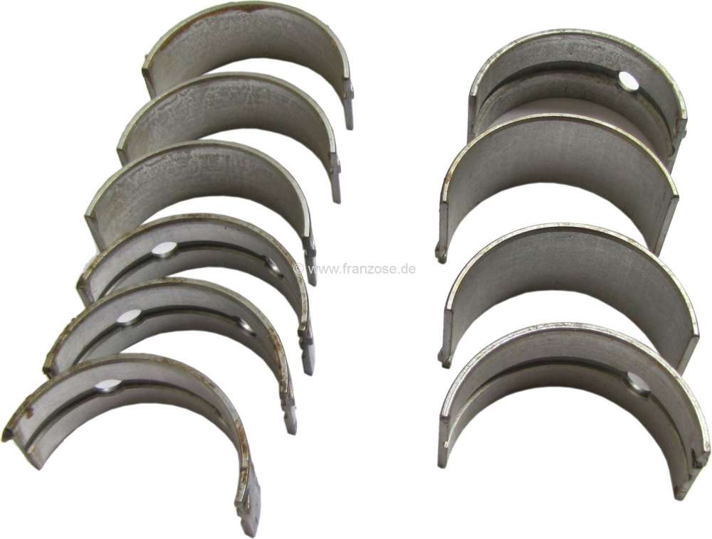 Renault - R8/R10, crankshaft bearing (complete set). Suitable for Renault R8 + R10. Dimension: Stand