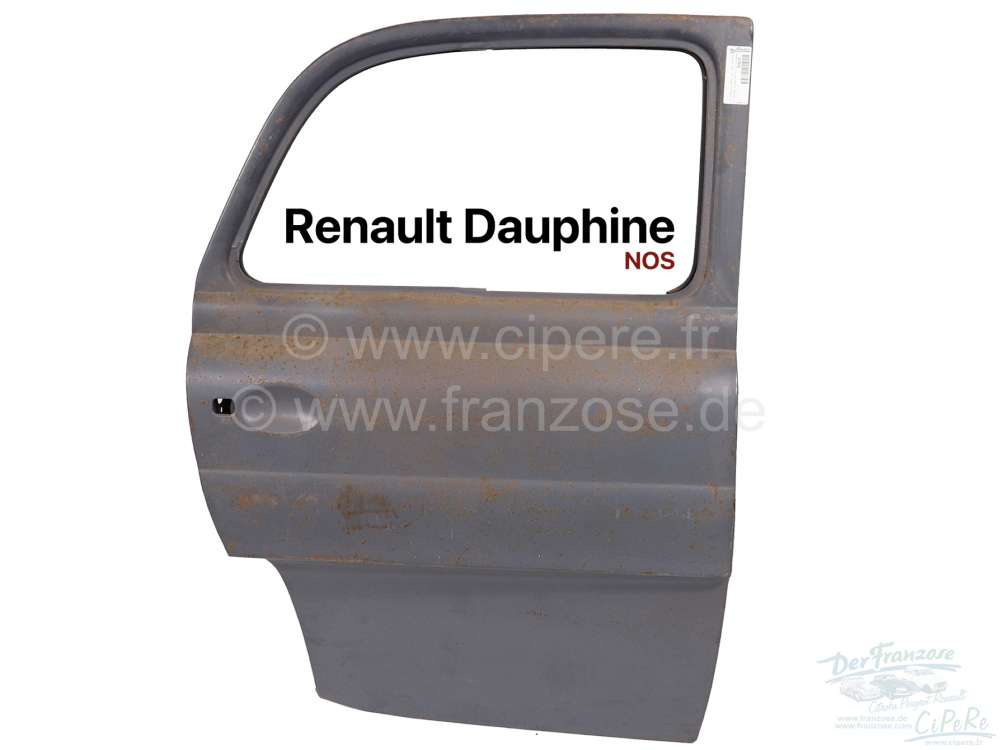Citroen-2CV - Dauphine, door rear right! Suitable for Renault Dauphine. Original supplier. No replica (N