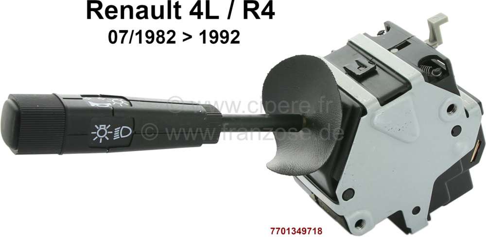 Alle - R4, light-turn-horn switch (steering box switch). Suitable for Renault R4, starting from y