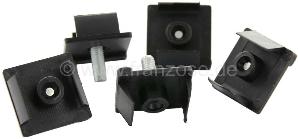 Renault - R4, radiator grill securement tie-clip (5 fittings). Suitable for the aluminum radiator gr