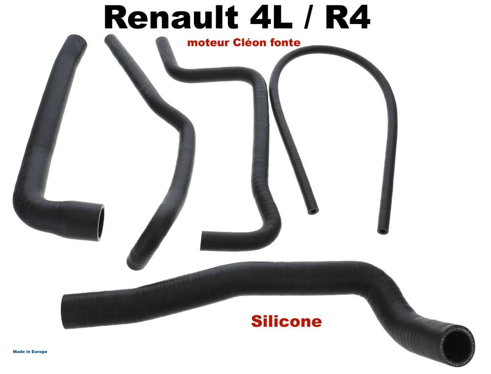 Renault - R4, radiator hose set for 