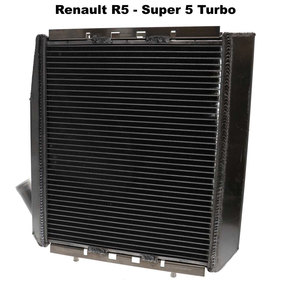 Renault - R5 - Super 5 Turbo, radiator in aluminium. Suitable for Renault Super 5 Turbo. The radiato