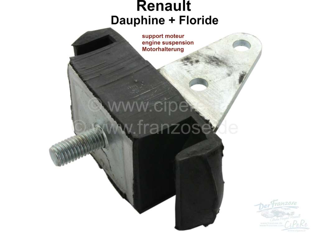 Renault - Dauphine/Floride, engine suspension, per piece.