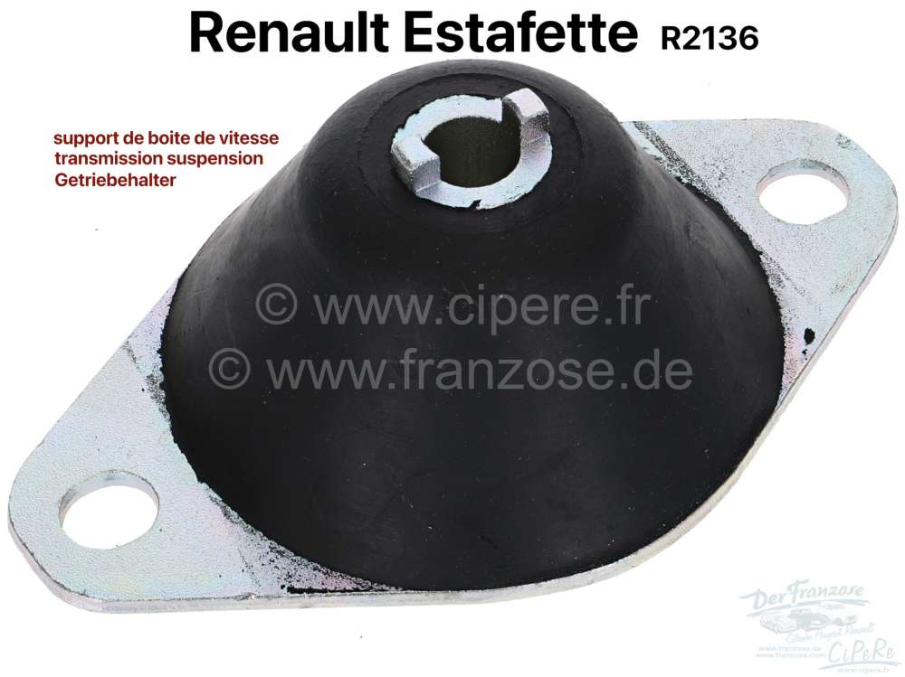 Renault - Estafette, transmission suspension (spare type). Suitable for Renault Estafette R2136. Per