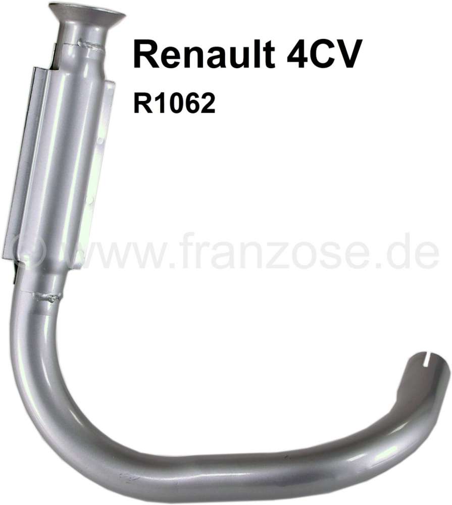 Citroen-2CV - 4CV, elbow pipe (before the silencer), suitable for Renault 4CV (R1062).