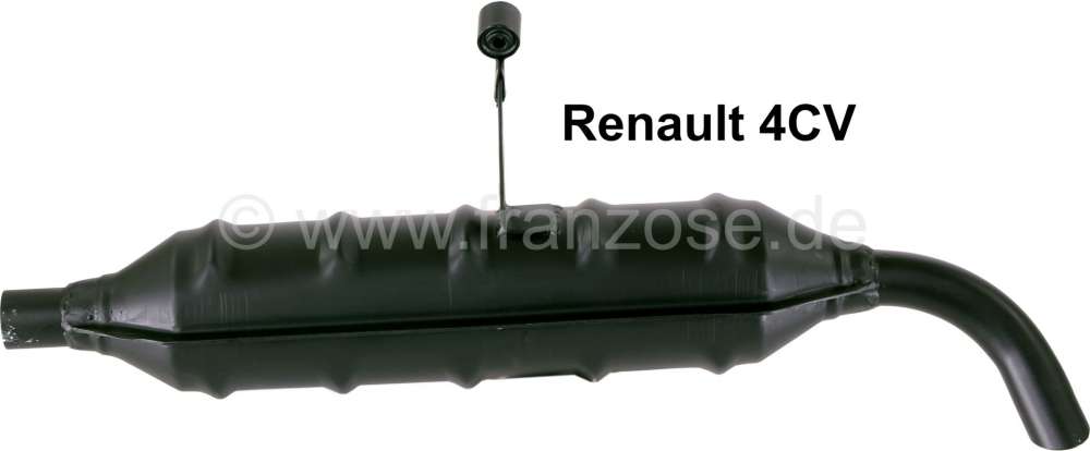 Renault - 4CV, silencer, suitable for Renault 4CV (R1060 + R1062), Installed until 1955.