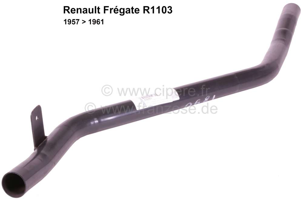Sonstige-Citroen - Fregate, intermediate pipe exhaust (between the silencers), suitable for Renault Fregate R