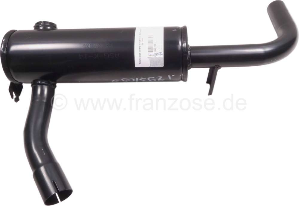 R16, R1156. Front muffler (first silencer), suitable for Renault 