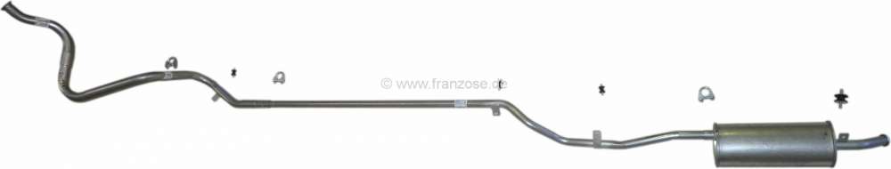 Renault - R4, (1108cc + 952cc) exhaust completely. Suitable for Renault R4, of year of construction 