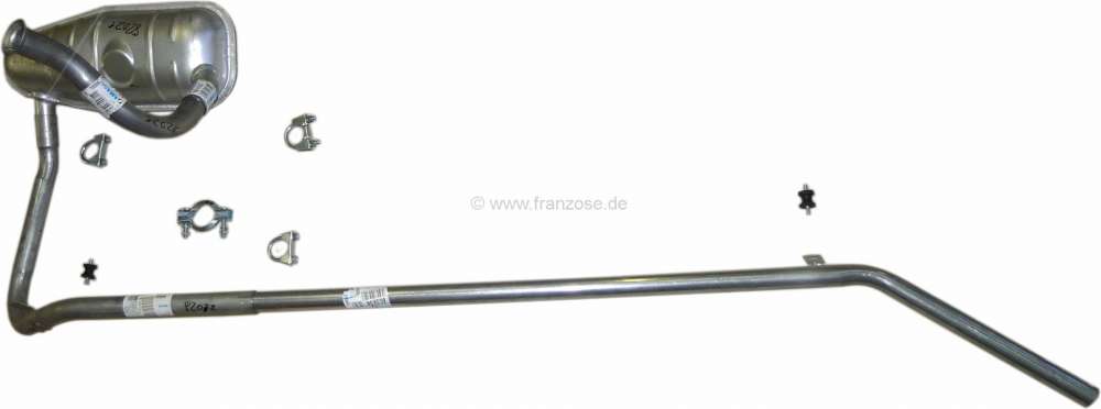 Renault - R4, (1108cc) exhaust completely. Suitable for Renault R4, of year of construction 08/1983 