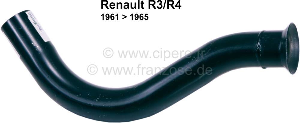 Renault - R4, 747-845ccm. Elbow pipe (first exhaust pipe), suitable for Renault R3/R4. Installed fro