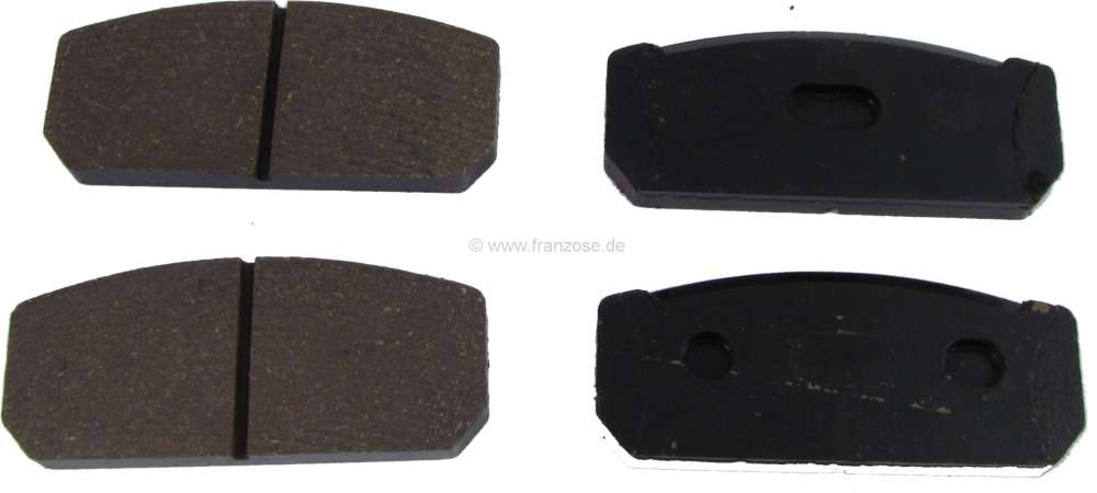 Alle - Brake pads front (1 set). Brake system: Bendix. Suitable for Renault R8, R10, Alpine 110. 