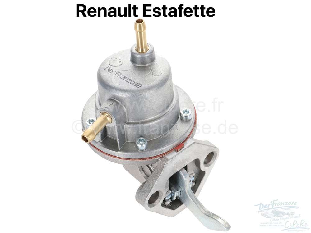 Renault - Fuel pump, 2x fuel line connection. Suitable for Renault Estafette. Attention: The Estafet