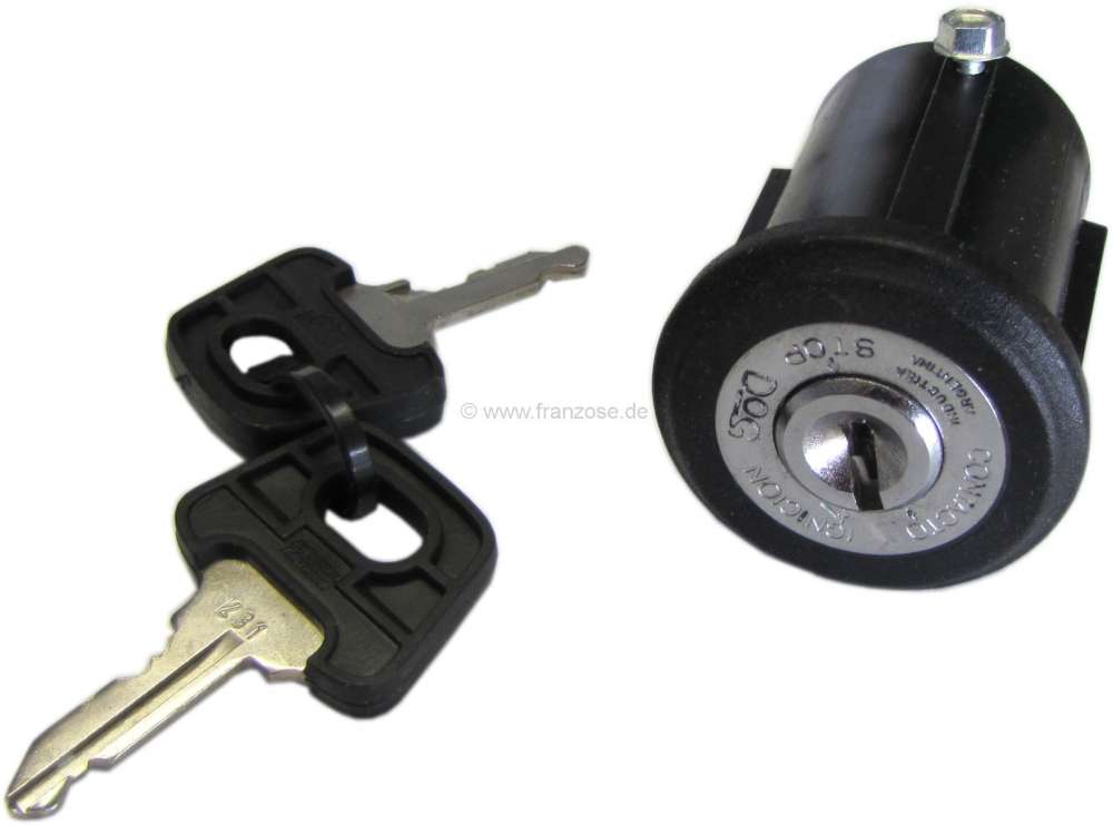 Renault - Starter lock, reproduction. Suitable for Renault R4 + R6.