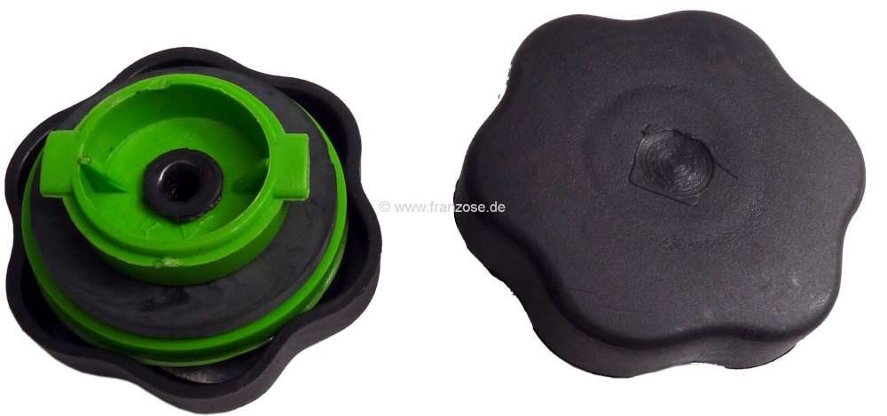 Renault - Oil-fill in cap, 36 mm. Suitable for Renault R4, R5, R6, R8, R10, R12.